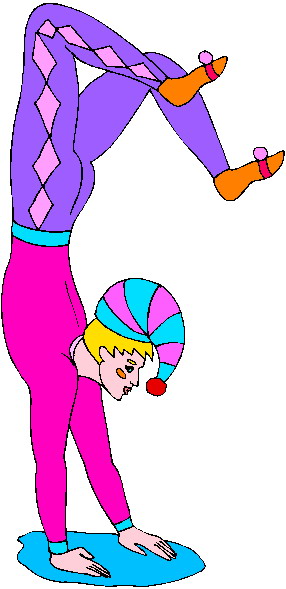 Acrobats clip art