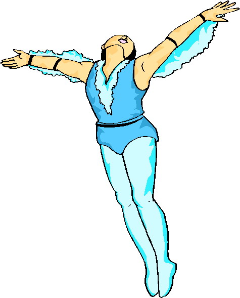 Acrobats clip art