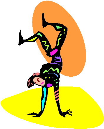 Acrobats clip art