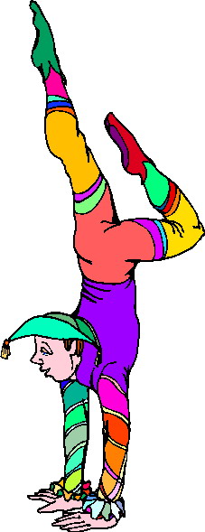 Acrobats clip art