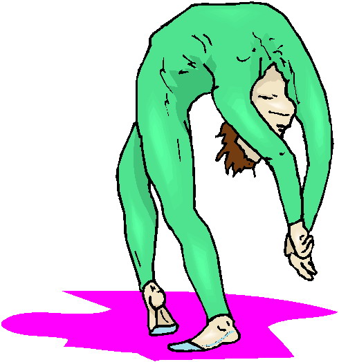 Acrobats clip art