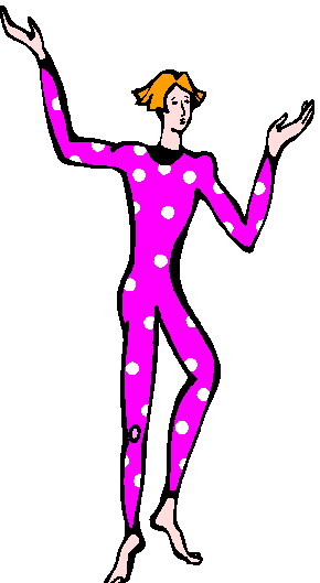 Acrobats clip art