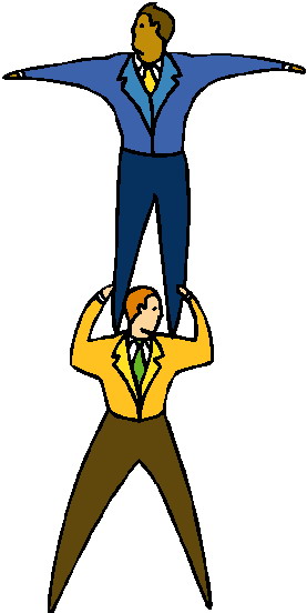 Acrobats clip art