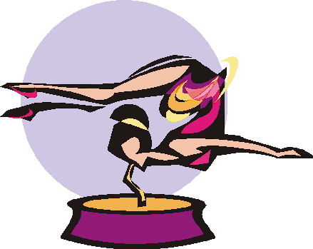 Acrobats clip art