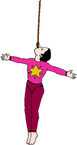 Acrobats clip art