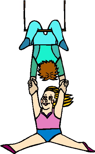 Acrobats clip art