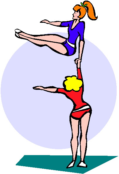 Acrobats clip art