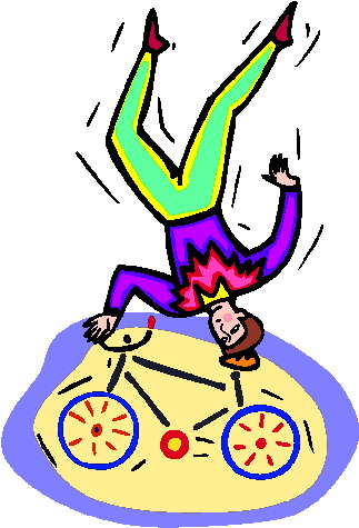 Acrobats clip art