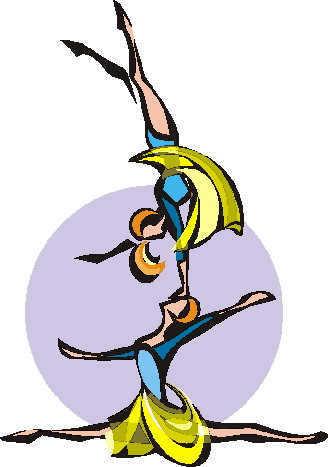 Acrobats clip art