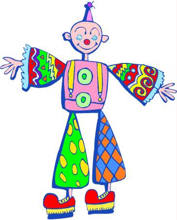 Clowns clip art