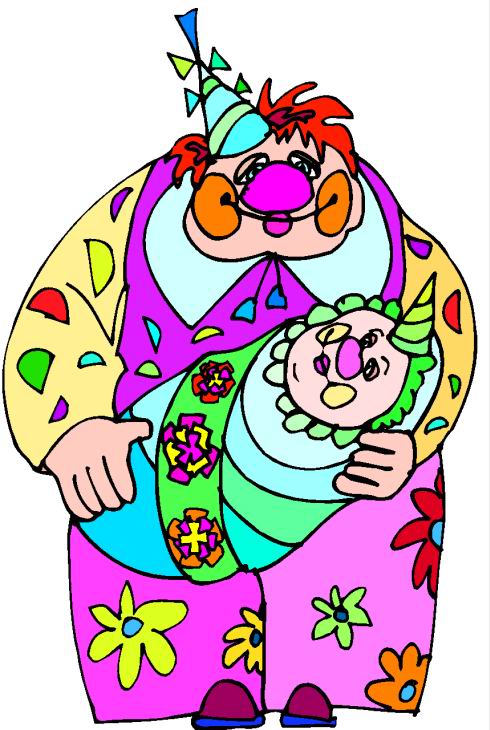 Clowns clip art