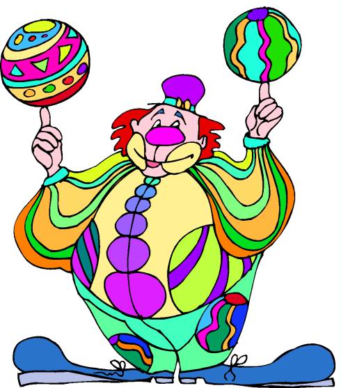 Clowns clip art