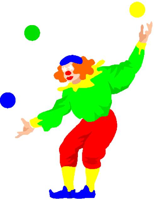 Clowns clip art