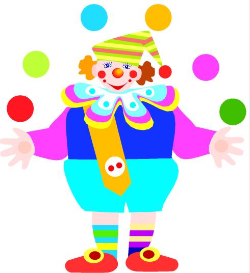 Clowns clip art