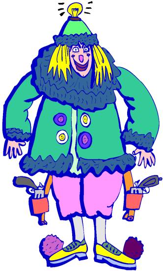 Clowns clip art