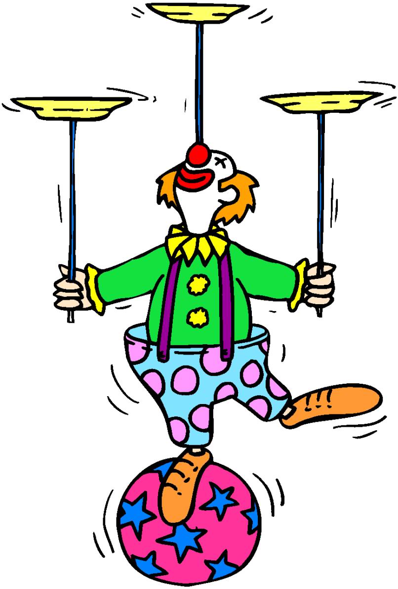 Clowns clip art