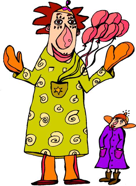 Clowns clip art