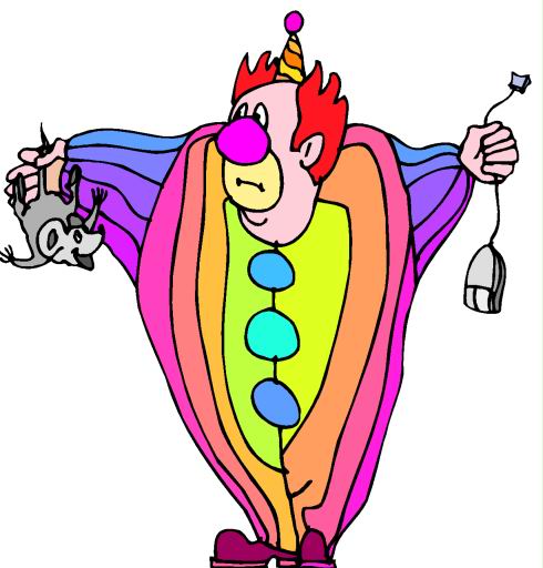 Clowns clip art