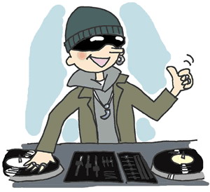 Dj clip art