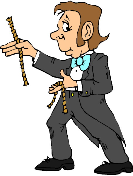 Magic tricks clip art