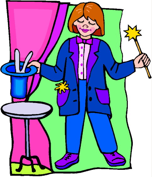 Magic tricks clip art