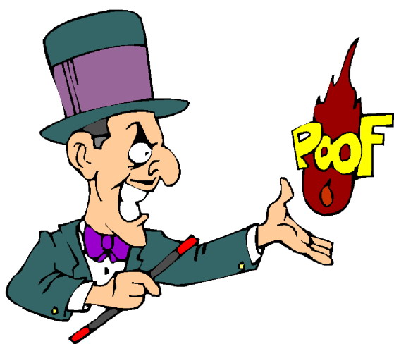 Magic tricks clip art