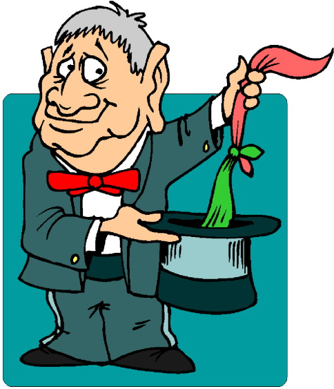 Magic tricks clip art