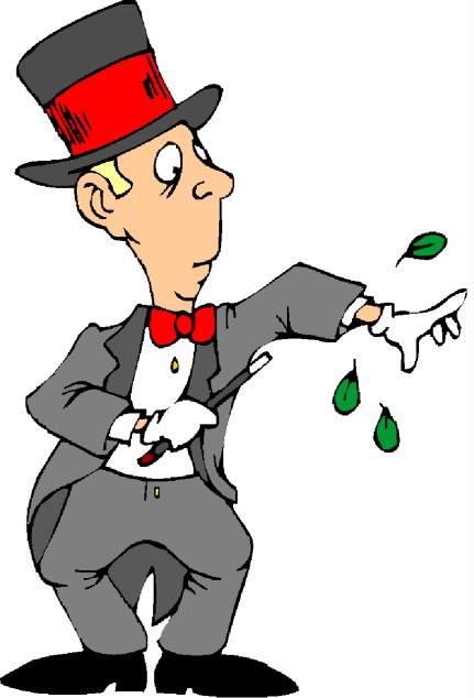 Magic tricks clip art