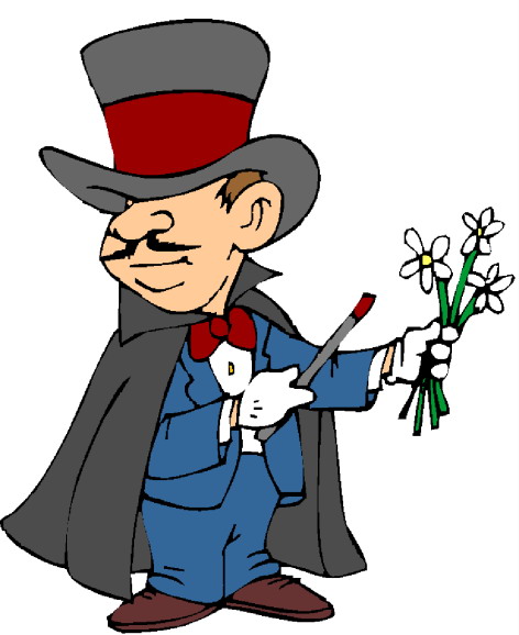 Magic tricks clip art