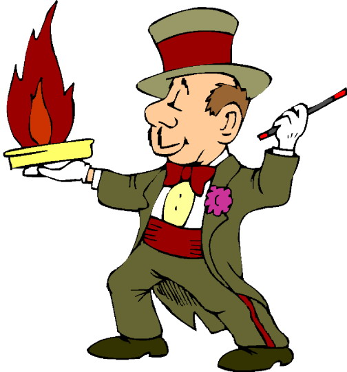 Magic tricks clip art