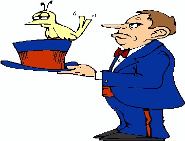Magic tricks clip art