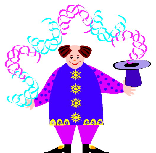 Magic tricks clip art