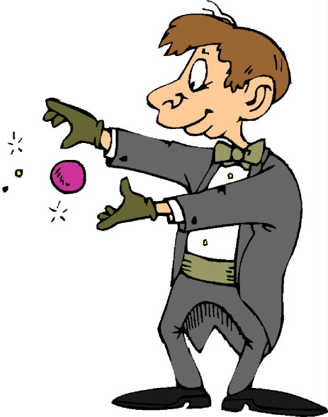 Magic tricks clip art