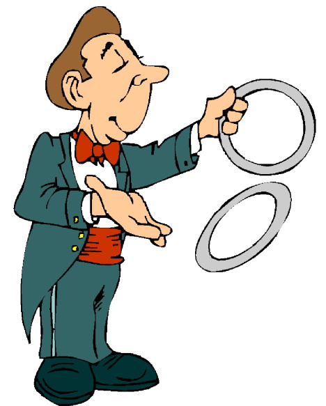 Magic tricks clip art