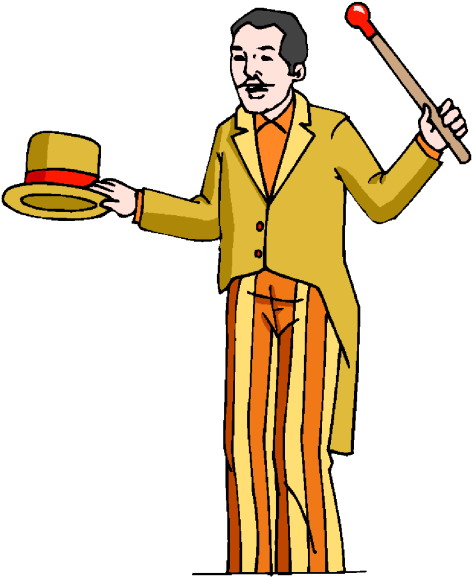 Magic tricks clip art