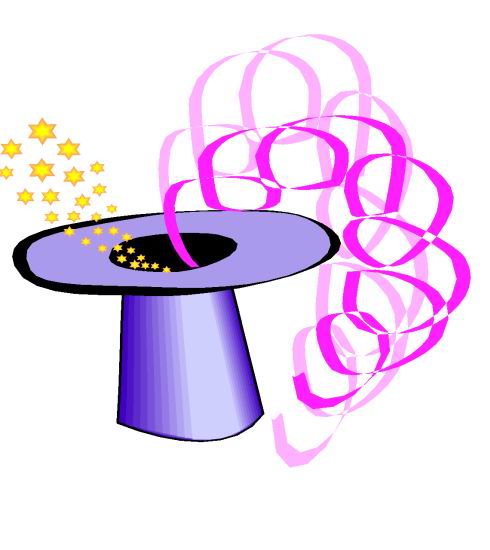 Magic tricks clip art