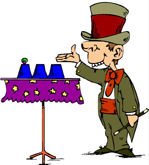 Magic tricks clip art