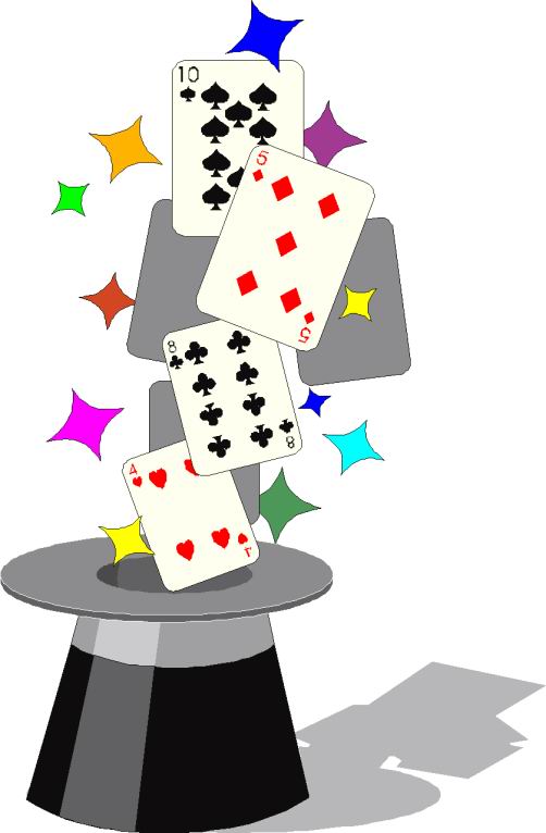 Magic tricks clip art