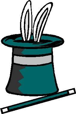 Magic tricks clip art