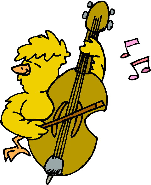 Music animals clip art