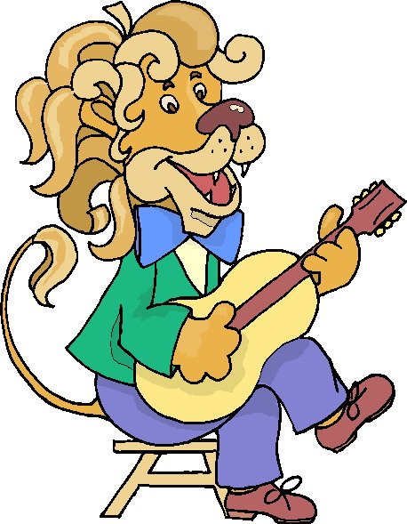 Music animals clip art