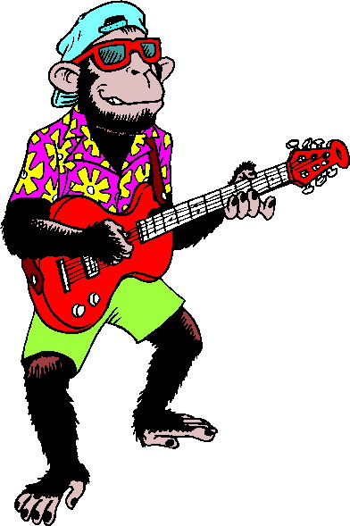 Music animals clip art