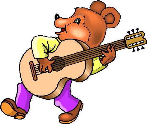 Music animals clip art