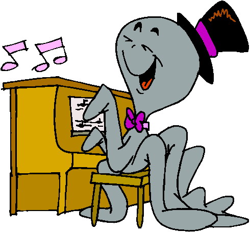 Music animals clip art