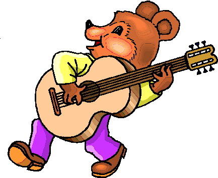 Music animals clip art