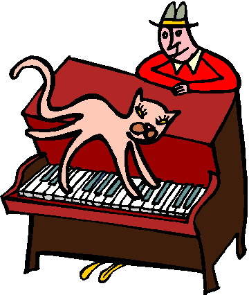 Music animals clip art