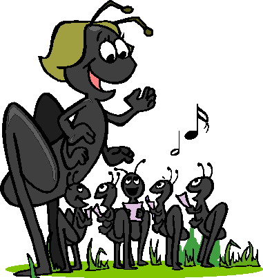 Music animals clip art