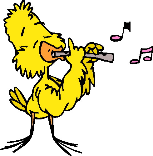 Music animals clip art