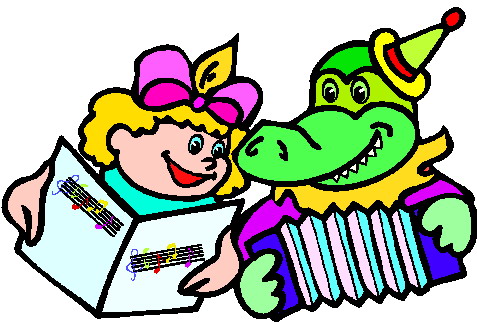 Music animals clip art