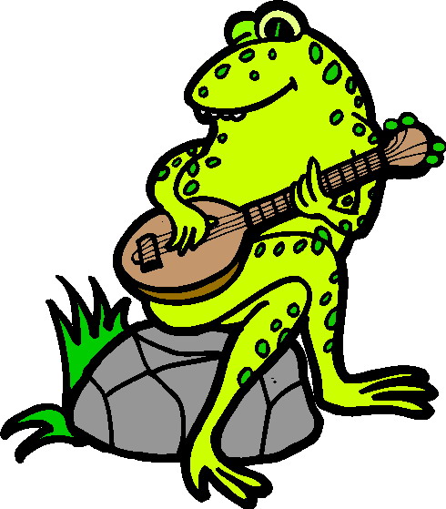 Music animals clip art